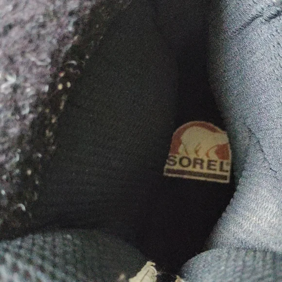 Sorel MONASHEE Winter Thermolite Black Brown Boots Women's Size 8 - Picture 5 of 6